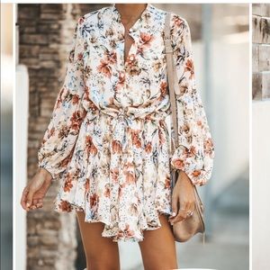 Vici balloon sleeve dress